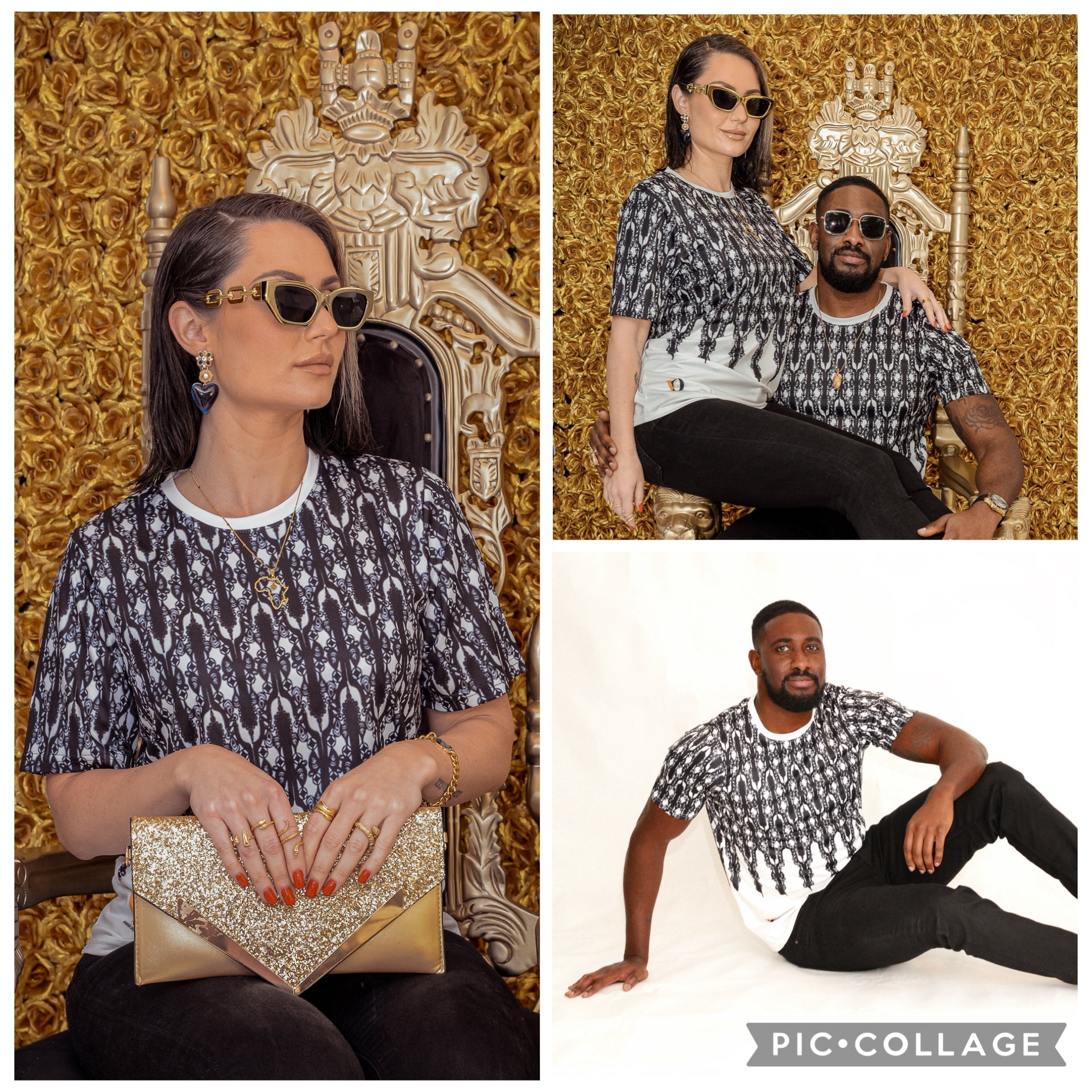 Everyday Style, Timeless Design: The Black & White Print Unisex T-Shirt